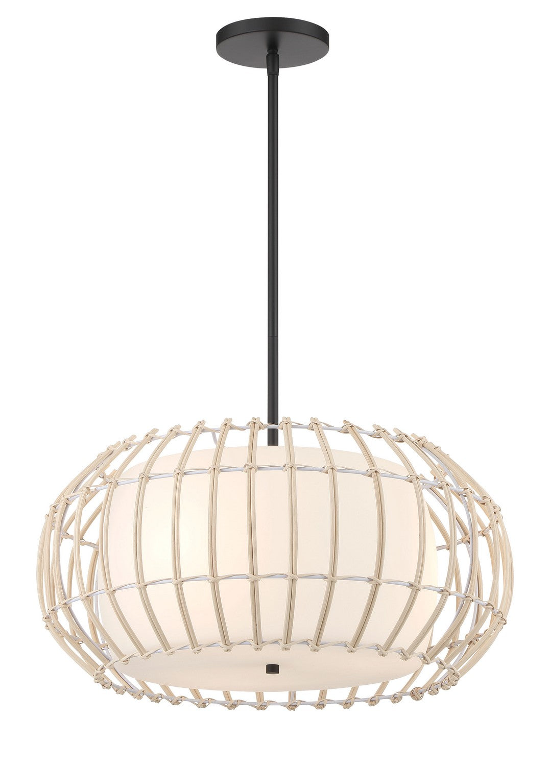 Minka-Lavery - 1105-66A - Three Light Pendant - Watermill by Robin Baron - Coal