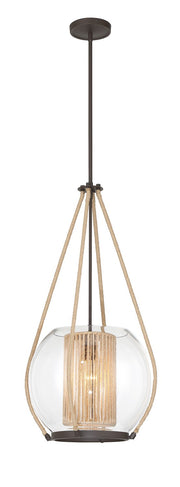 Minka-Lavery - 3195-287 - One Light Pendant - Stutterhein - Sand Bronze