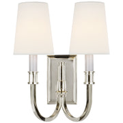 Visual Comfort Signature - TOB 2328PN-L - Two Light Wall Sconce - Modern Library - Polished Nickel