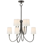 Visual Comfort Signature - TOB 5010BZ-L - Eight Light Chandelier - Reed - Bronze
