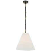 Visual Comfort Signature - TOB 5090BZ/HAB-L - One Light Hanging Lantern - Goodman - Bronze with Antique Brass