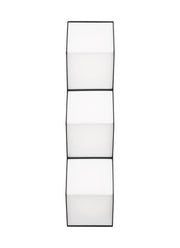 Visual Comfort Modern - CDWS11127WB - LED Wall Sconce - Zig Zag - Nightshade Black