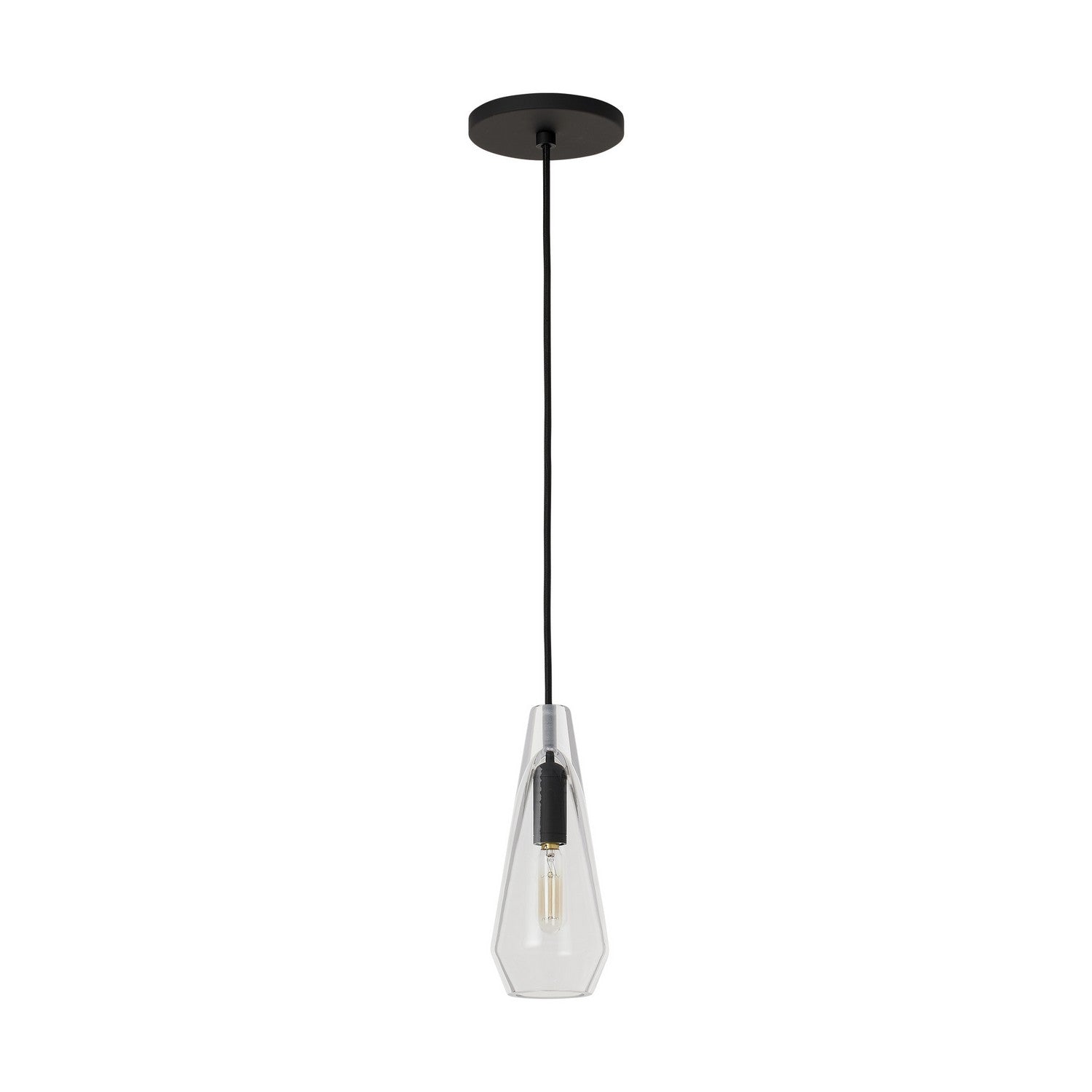 Visual Comfort Modern - SLPD280CB - One Light Pendant - Lustra - Nightshade Black