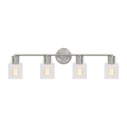 Visual Comfort Studio - DJV1004BS - Four Light Bath - Sayward - Brushed Steel