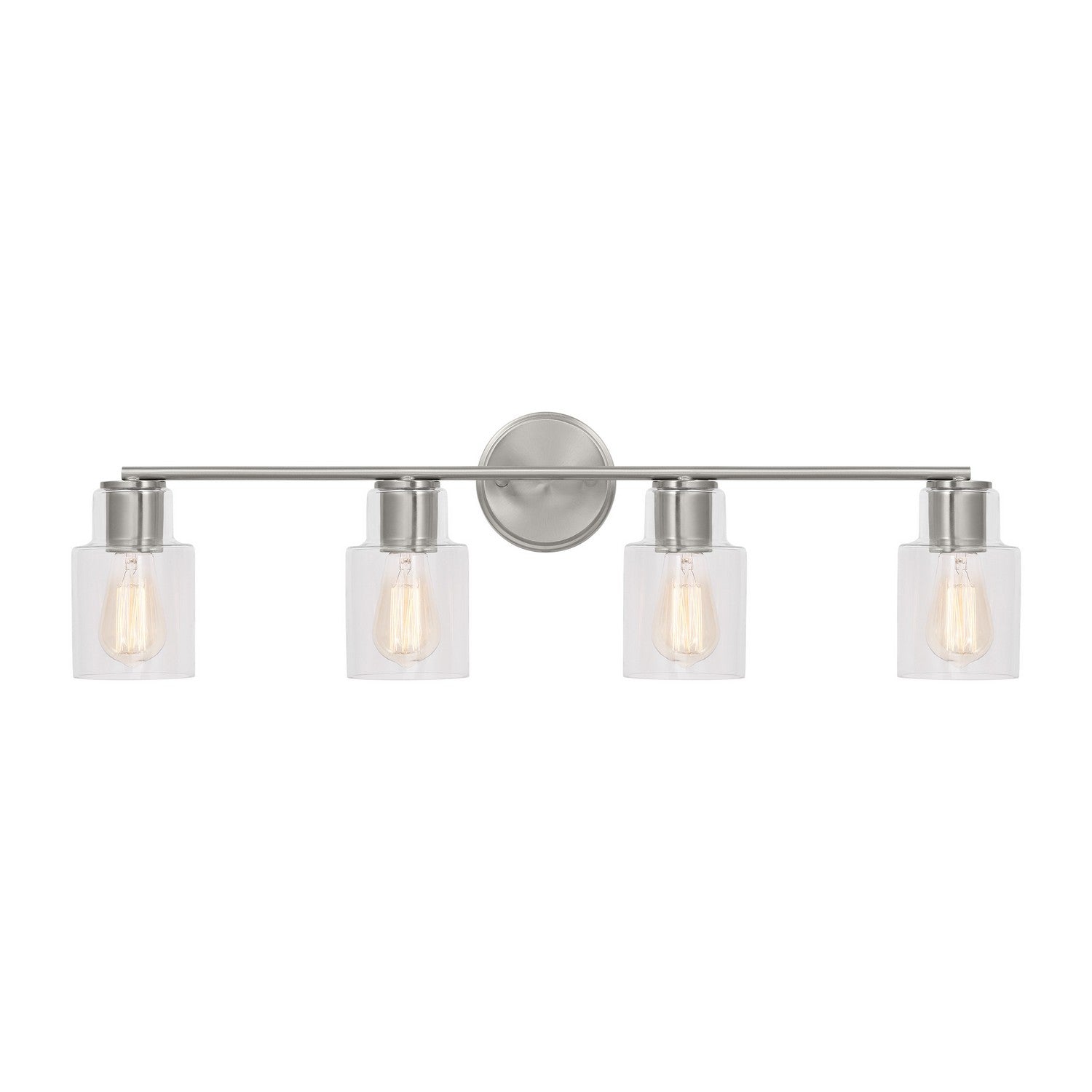 Visual Comfort Studio - DJV1004BS - Four Light Bath - Sayward - Brushed Steel