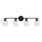 Visual Comfort Studio - DJV1004MBK - Four Light Bath - Sayward - Midnight Black
