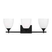 Visual Comfort Studio - DJV1023MBK - Three Light Bath - Toffino - Midnight Black