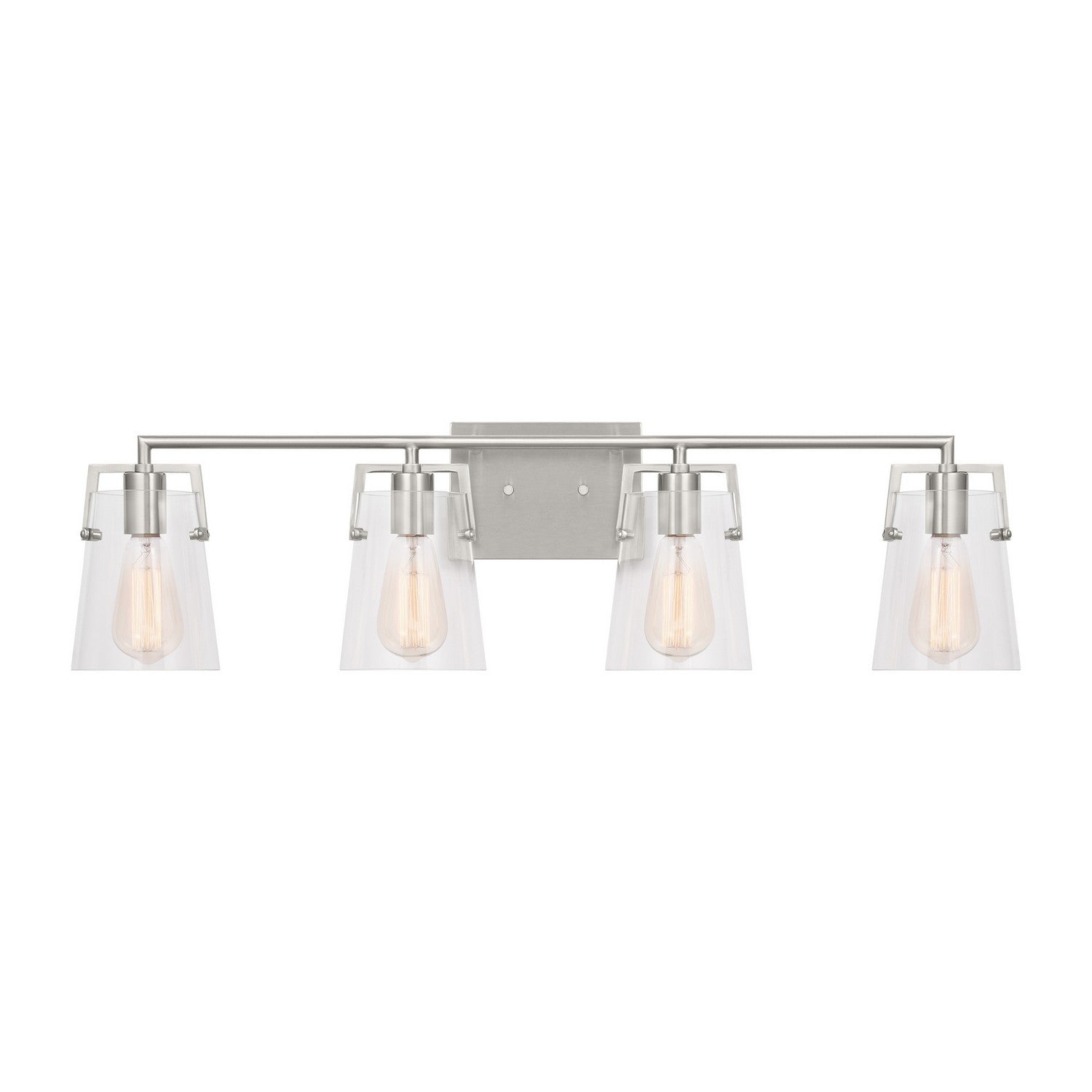 Visual Comfort Studio - DJV1034BS - Four Light Bath - Crofton - Brushed Steel