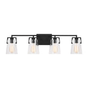 Visual Comfort Studio - DJV1034MBK - Four Light Bath - Crofton - Midnight Black
