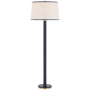 Ralph Lauren - RL 1493NB/NVY-L - LED Floor Lamp - Riley - Natural Brass and Navy