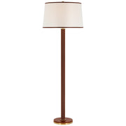 Ralph Lauren - RL 1493NB/SDL-L - LED Floor Lamp - Riley - Natural Brass and Saddle Leather