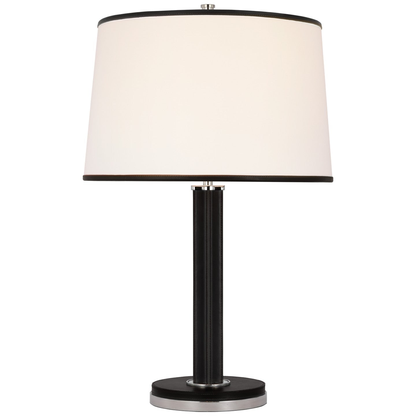 Ralph Lauren - RL 3493PN/CHC-L - LED Table Lamp - Riley - Polished Nickel and Chocolate Leather