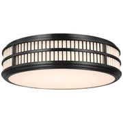 Ralph Lauren - RL 4722BZ - LED Flush Mount - Perren - Bronze and Glass Rods