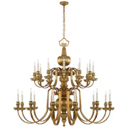 Ralph Lauren - RL 5094NB - LED Chandelier - Falaise - Natural Brass