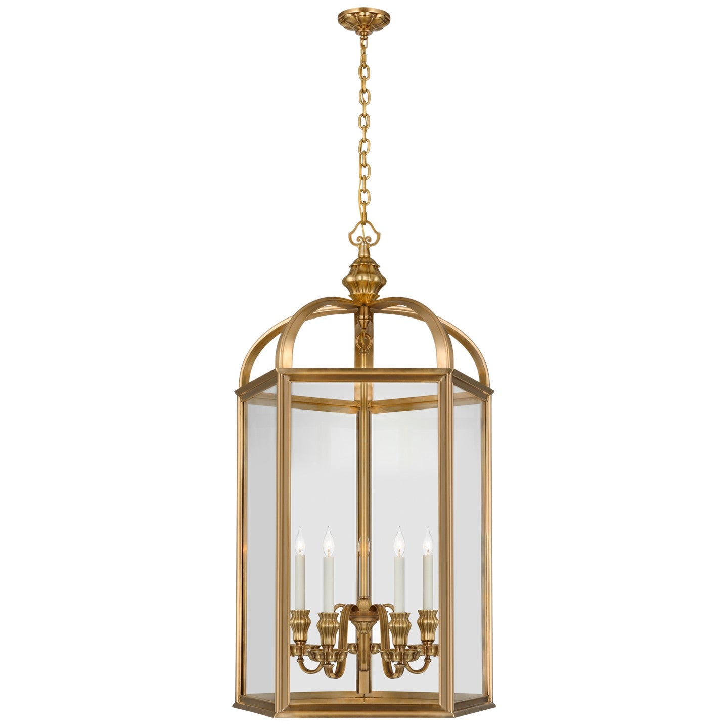 Ralph Lauren - RL 5098NB-CG - LED Lantern - Falaise - Natural Brass