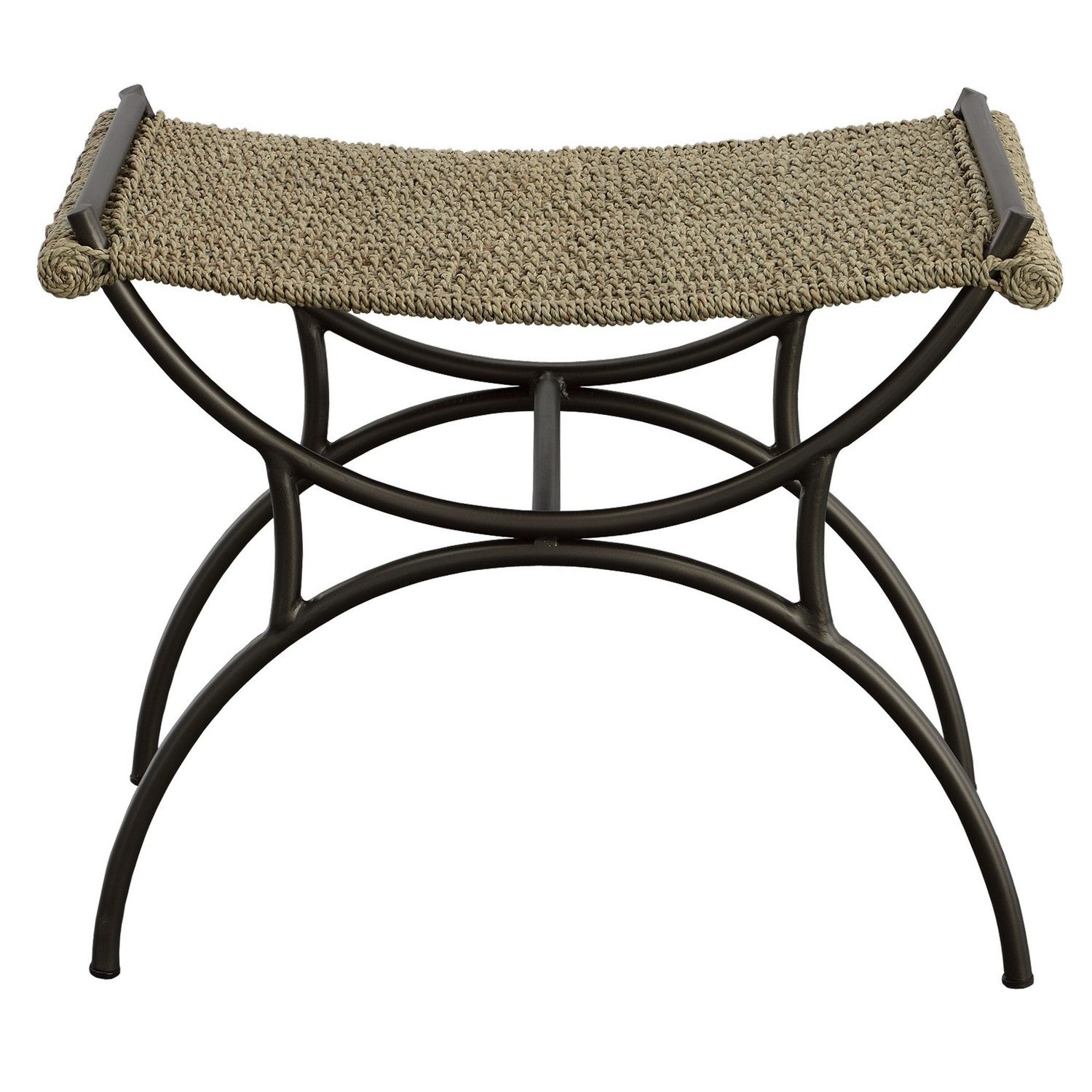 Uttermost - 23770 - Bench - Playa - Brushed Gunmetal