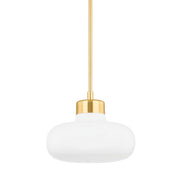 Mitzi - H785701-AGB - One Light Pendant - Eliana - Aged Brass