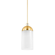 Mitzi - H796701-AGB - One Light Pendant - Emory - Aged Brass