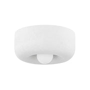 Mitzi - H799501-AGB/CTW - One Light Flush Mount - Doris - Aged Brass/Textured White