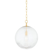 Mitzi - H815701L-AGB - One Light Pendant - Sara - Aged Brass