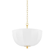 Mitzi - H816701-AGB - One Light Pendant - Meshelle - Aged Brass