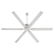 Quorum - 10806-65 - 80" Ceiling Fan - Zeus - Satin Nickel