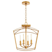 Quorum - 2812-14-74 - Four Light Dual Mount - Mantle - Gold Leaf