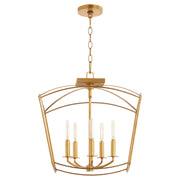 Quorum - 2812-18-74 - Five Light Dual Mount - Mantle - Gold Leaf