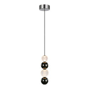 Alora - PD321815PN - LED Pendant - Onyx - Polished Nickel
