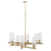 Quorum - 641-8-80 - Eight Light Chandelier - Mercier - Aged Brass