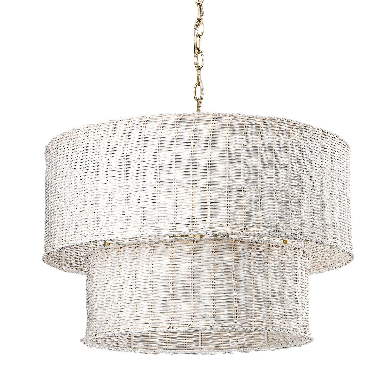Golden - 1084-6 BCB-WW - Six Light Chandelier - Erma - Brushed Champagne Brass
