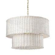 Golden - 1084-6 BCB-WW - Six Light Chandelier - Erma - Brushed Champagne Brass