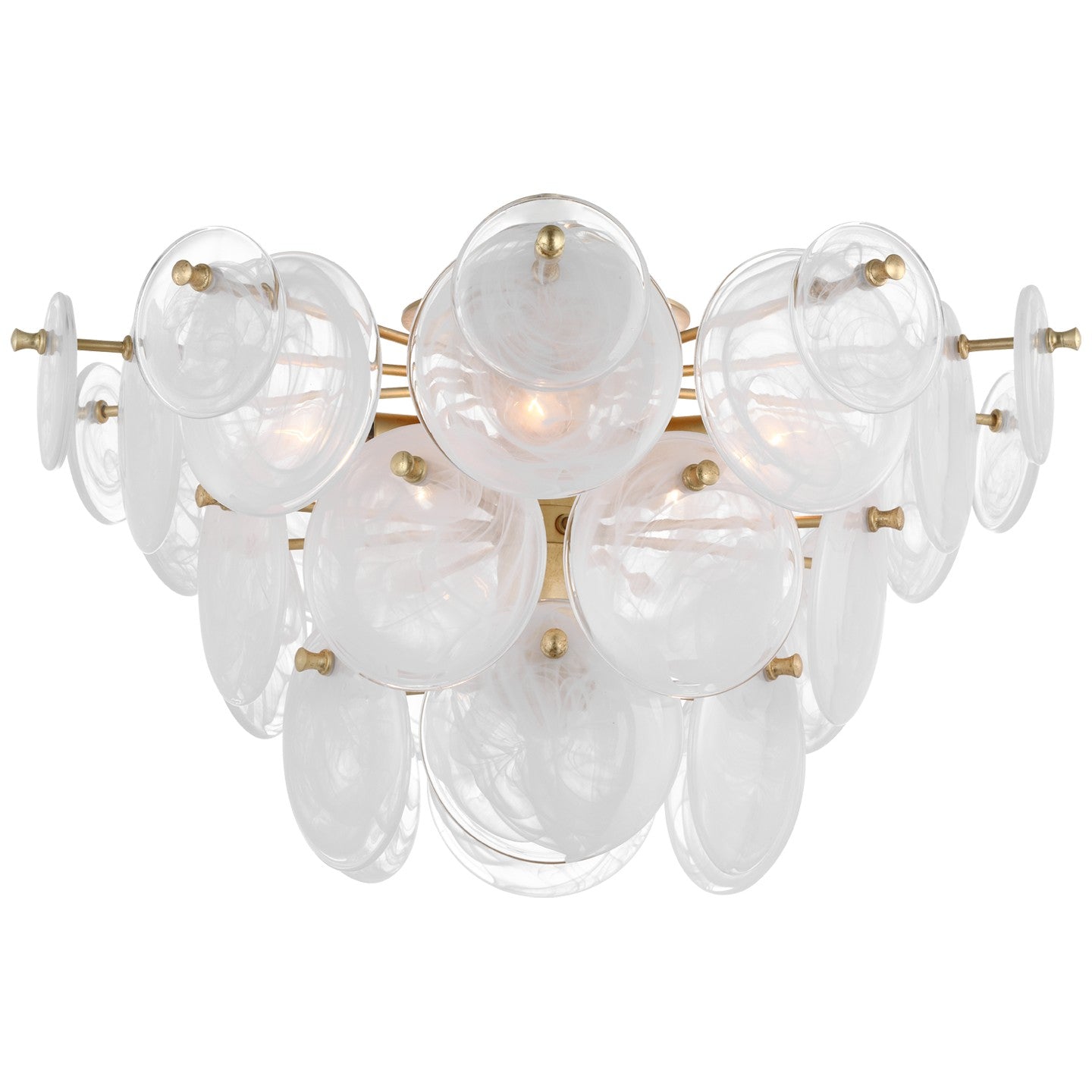 Visual Comfort Signature - ARN 4451G-WSG - LED Flush Mount - Loire - Gild