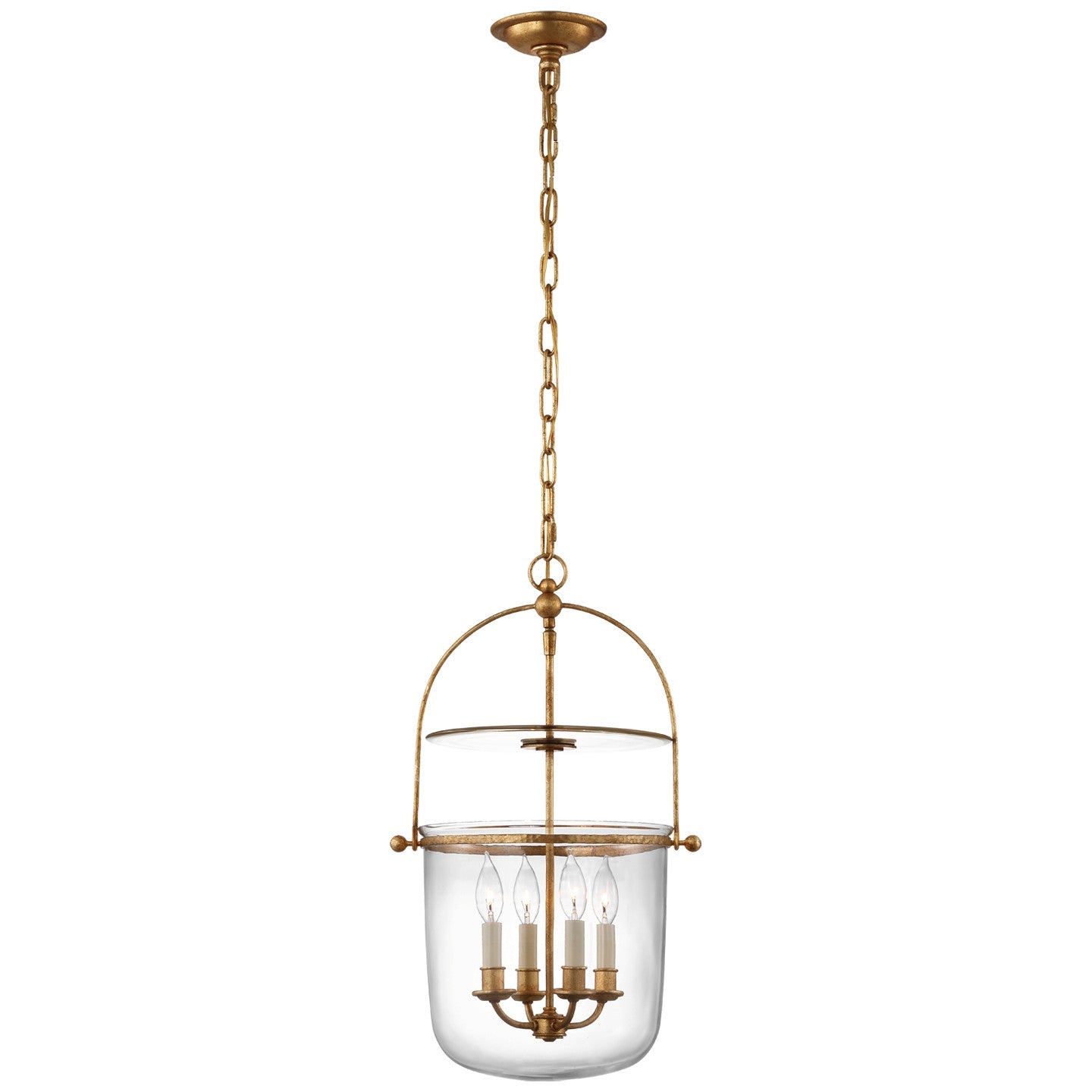 Visual Comfort Signature - CHC 2269GI-CG - Four Light Lantern - Lorford - Gilded Iron
