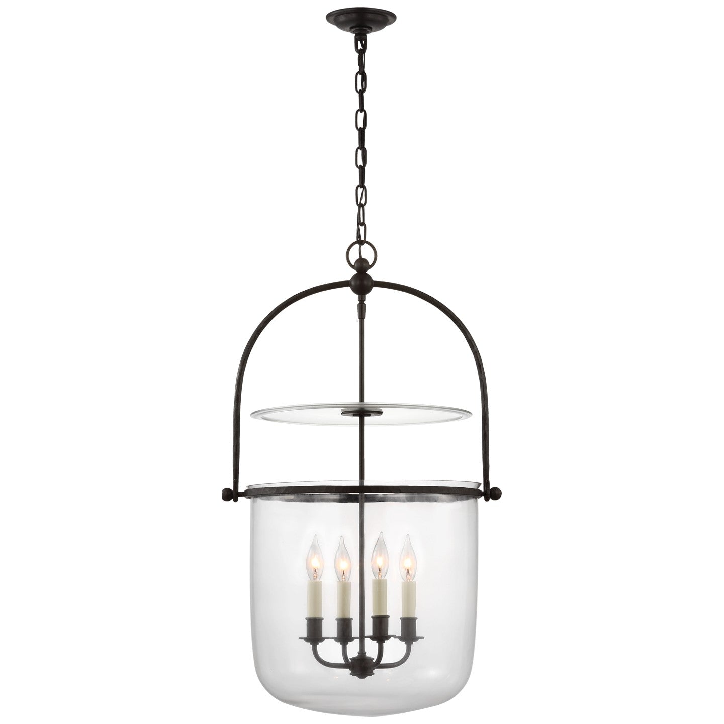 Visual Comfort Signature - CHC 2270AI-CG - Four Light Lantern - Lorford - Aged Iron