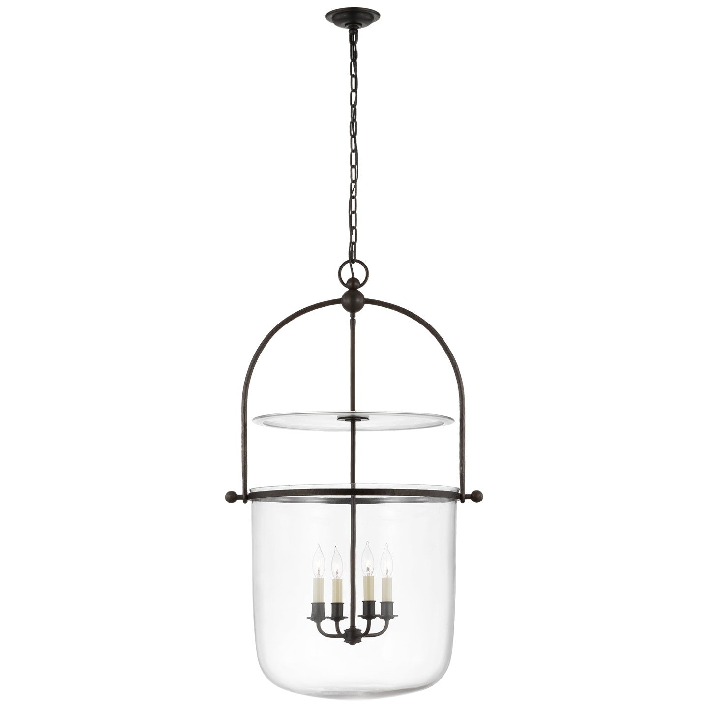 Visual Comfort Signature - CHC 2271AI-CG - Four Light Lantern - Lorford - Aged Iron