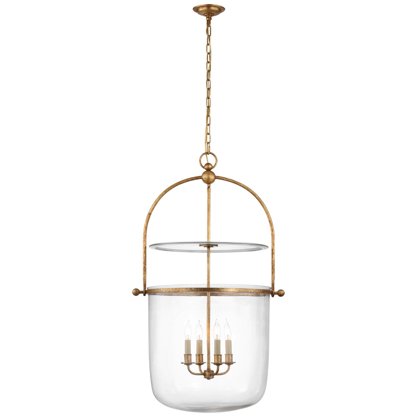 Visual Comfort Signature - CHC 2271GI-CG - Four Light Lantern - Lorford - Gilded Iron