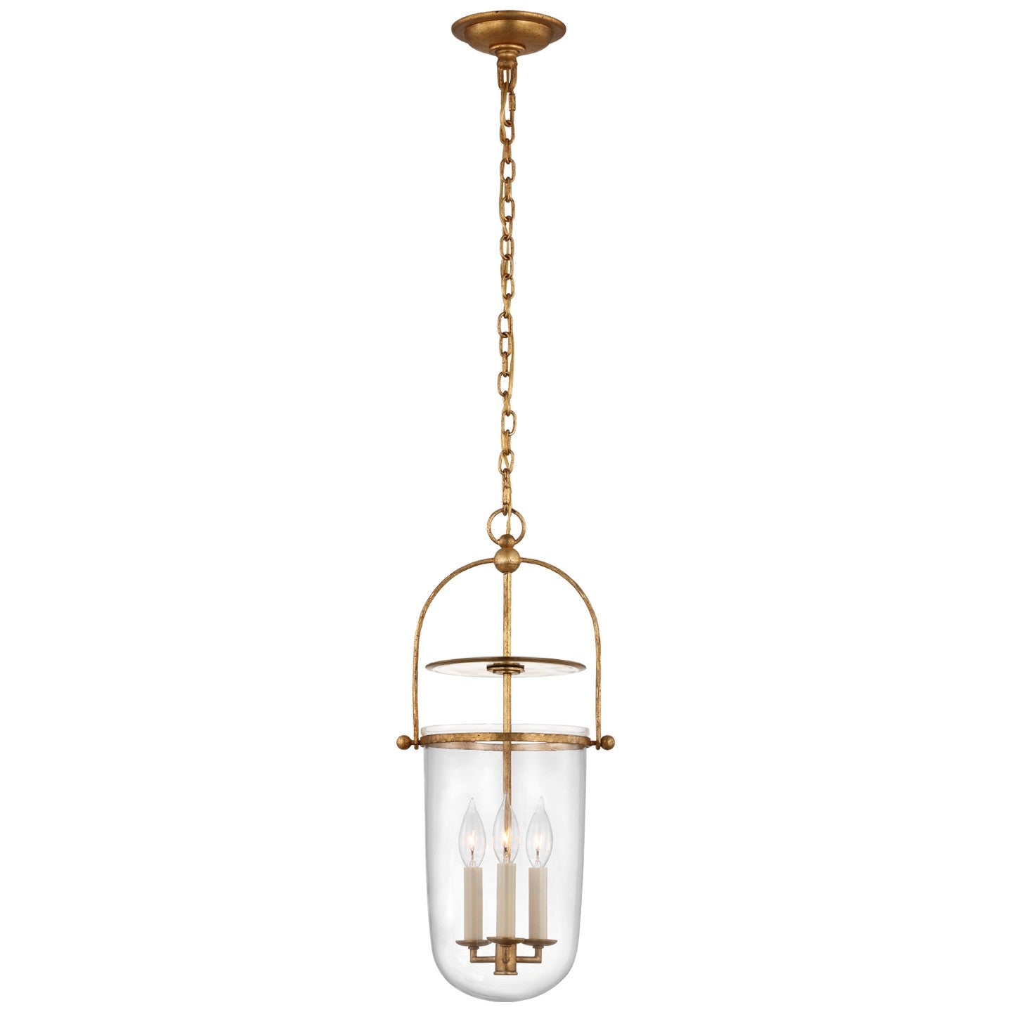 Visual Comfort Signature - CHC 2298GI-CG - Three Light Lantern - Lorford - Gilded Iron