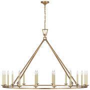 Visual Comfort Signature - CHC 5275GI - LED Chandelier - Darlana Ring - Gilded Iron