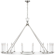 Visual Comfort Signature - CHC 5275PN - LED Chandelier - Darlana Ring - Polished Nickel