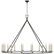 Visual Comfort Signature - CHC 5276AI - LED Chandelier - Darlana Ring - Aged Iron