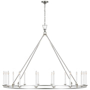 Visual Comfort Signature - CHC 5276PN - LED Chandelier - Darlana Ring - Polished Nickel