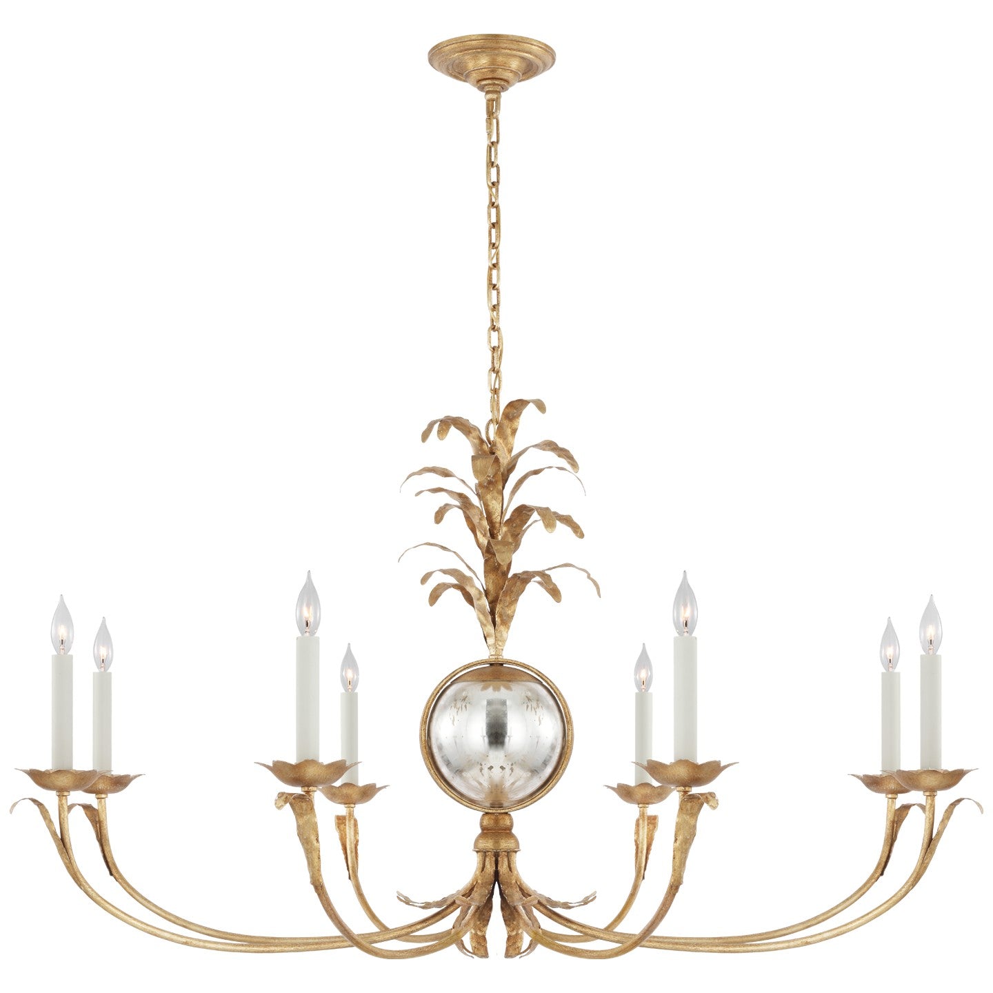Visual Comfort Signature - CHC 5372GI - LED Chandelier - Gramercy - Gilded Iron