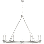 Visual Comfort Signature - CHC 5615PN - LED Chandelier - Launceton - Polished Nickel