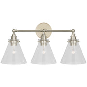 Visual Comfort Signature - CHD 2529PN-CG - LED Wall Sconce - Parkington - Polished Nickel