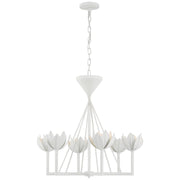 Visual Comfort Signature - JN 5007PW - LED Chandelier - Alberto - Plaster White