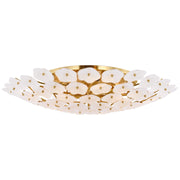 Visual Comfort Signature - KS 4068SB-CRE - LED Flush Mount - Leighton - Soft Brass