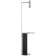 Visual Comfort Signature - KW 1612PN/BM - LED Floor Lamp - Alma - Polished Nickel and Black Marble
