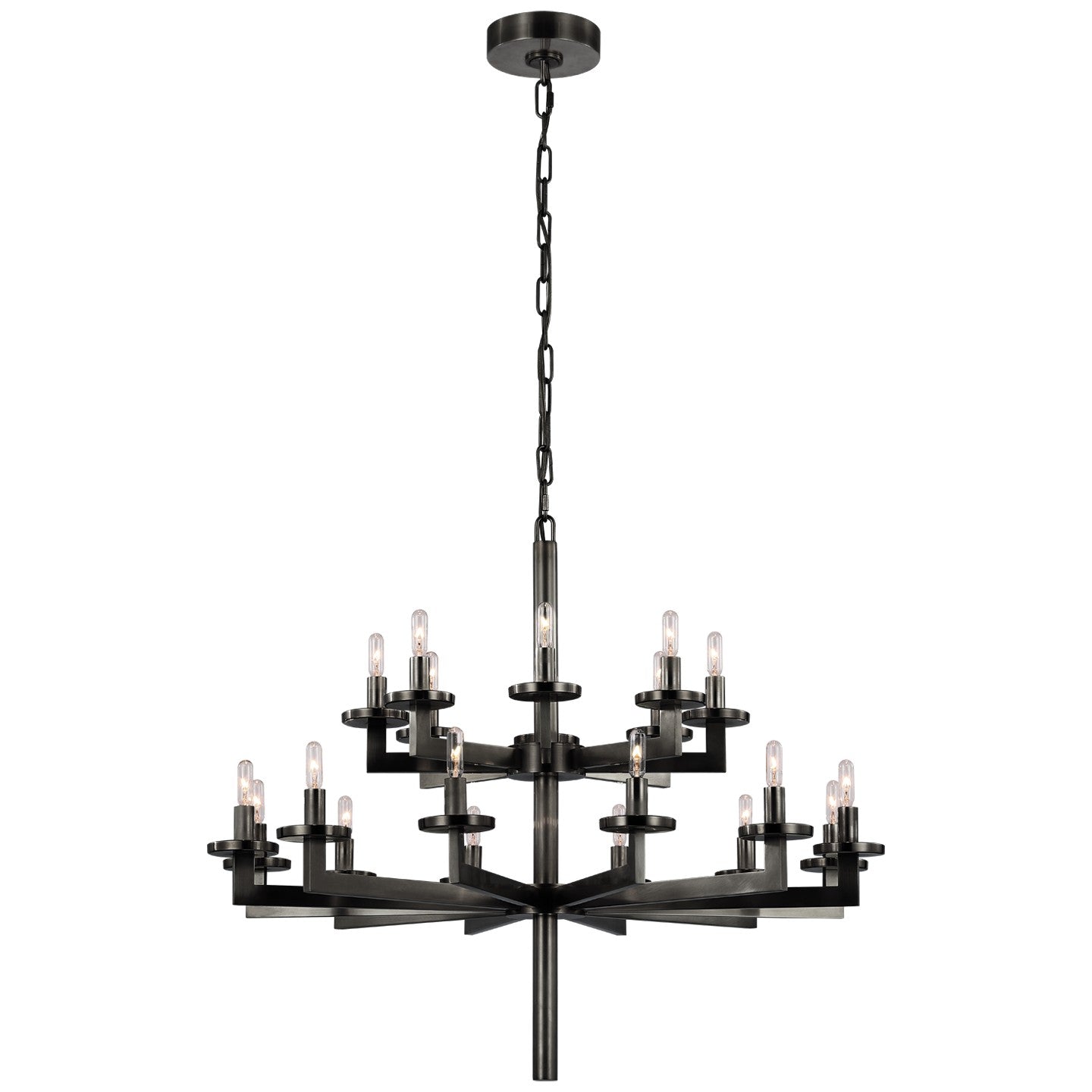 Visual Comfort Signature - KW 5201BZ - 20 Light Chandelier - Liaison - Bronze
