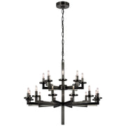 Visual Comfort Signature - KW 5201BZ - 20 Light Chandelier - Liaison - Bronze